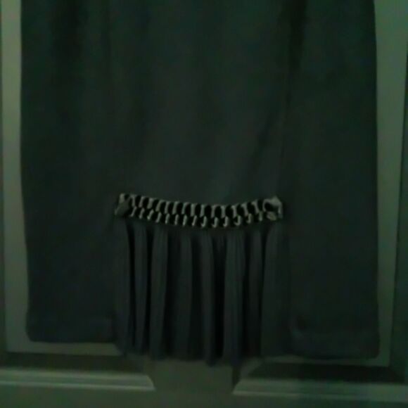 St. John Couture NWT Sz. 10 Wool Blend Knit Pleated Midi Skirt Quiet Luxury 795. - Picture 3 of 10